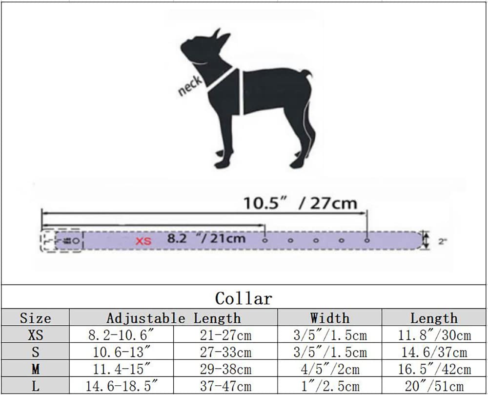 Dog Collars for Small Dogs, Spike Rivet Pu Leather Studded Stud Spiked Puppy Collar for XS Small Breed Pet Boy Dogs Male Cat Chihuahua, Black XS - Image 5