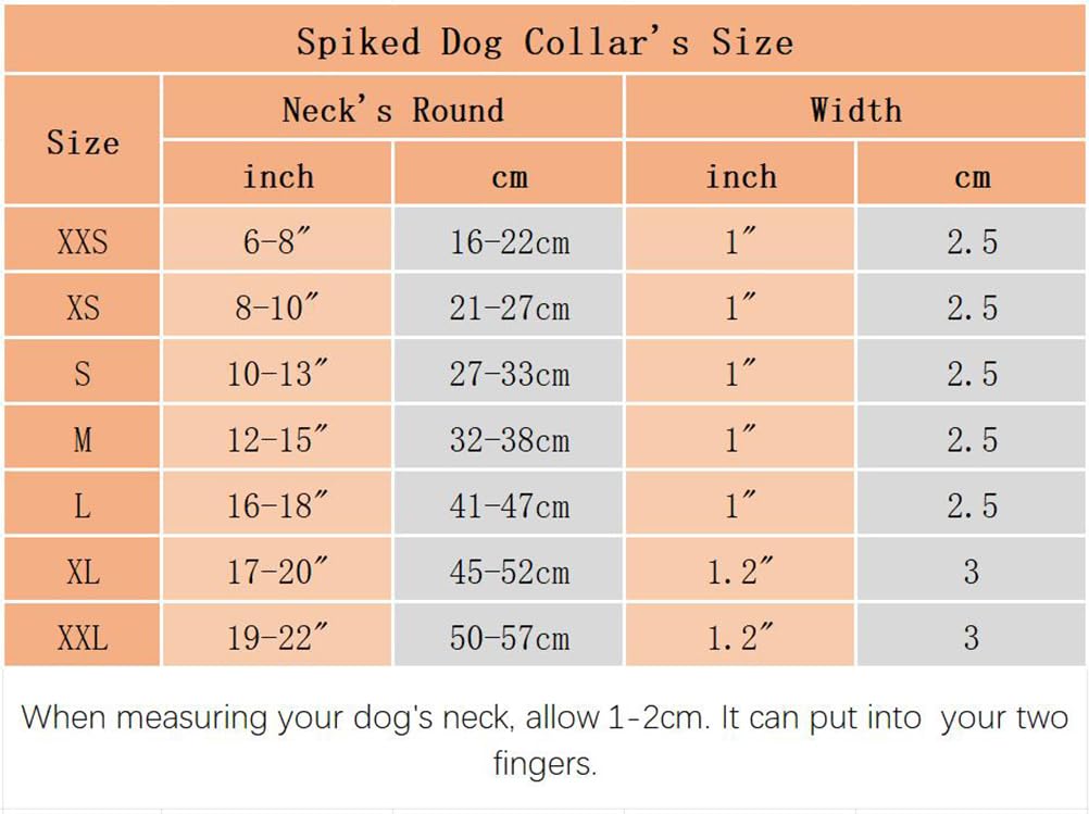 Spiked Dog Collar, Mushrooms Rivet Spike Anti-Bite Studded Protective Pet Neck Pu Leather Puppy Collars for XXS XS Small Medium Large Boy Dogs Male Cats Goat, Black S - Image 5