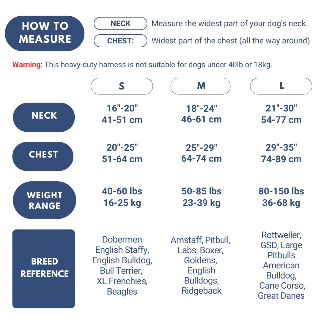 Spark Paws No-Pull Dog Harness - Designed for Safety and Control, Ideal for Large, Strong Breeds - Pitbulls, Boxers - 90s Retro ? M - Image 6