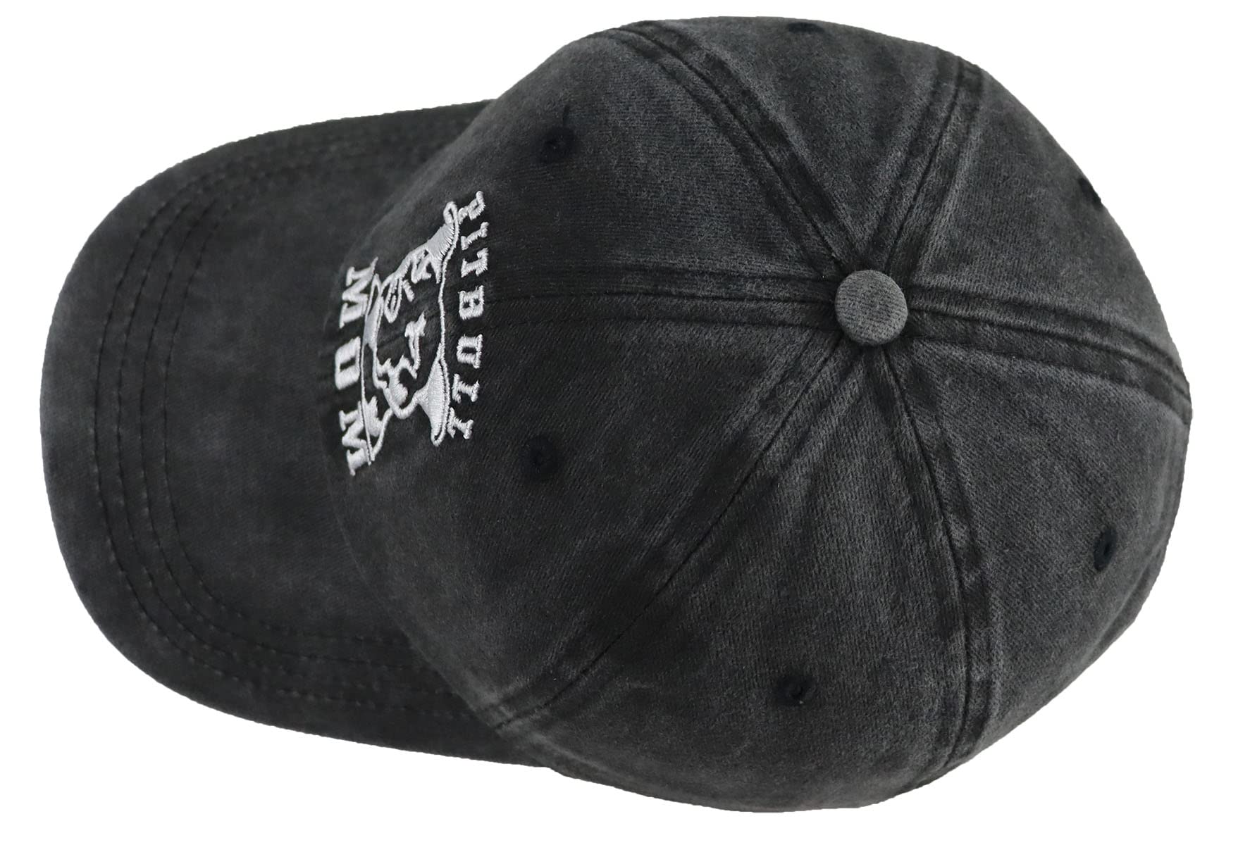 Dog Mom Gifts for Women, Dog Stuff for Dogs Mom Hat, Embroidered Pitbull Mom Hats, Mothers Day Birthday Gift for Mama Dog Lover, Adjustable Denim Cotton Summer Dad Baseball Cap - Image 3