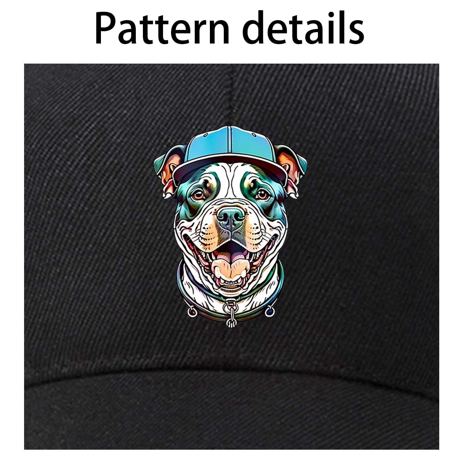 Pitbull Baseball Cap Adjustable Dad Hat Unstructured Cotton Hat - Image 6