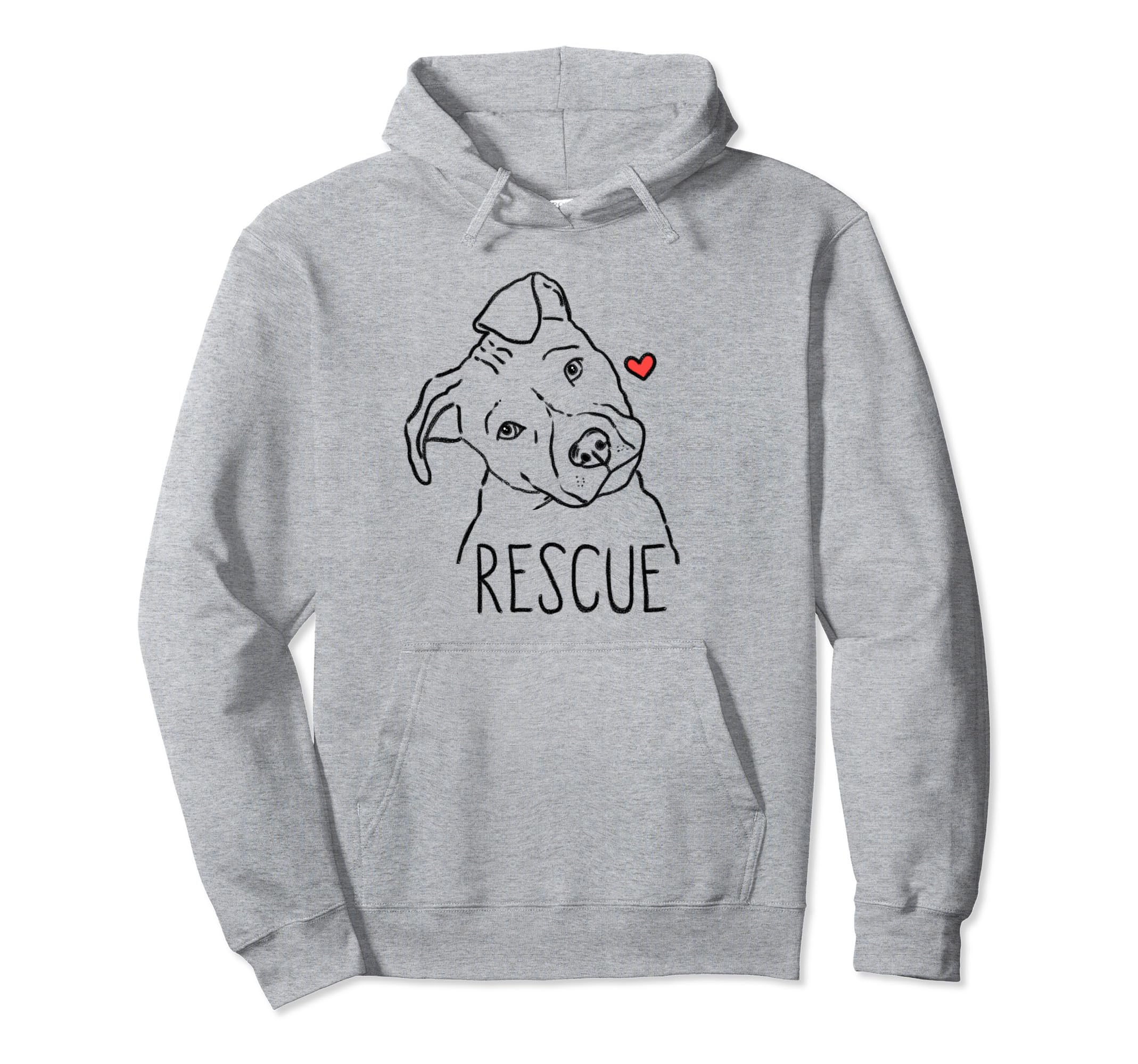 Rescue Dog, Pitbull, Rescue Mom, Adopt Don't Shop, Pittie Pullover Hoodie