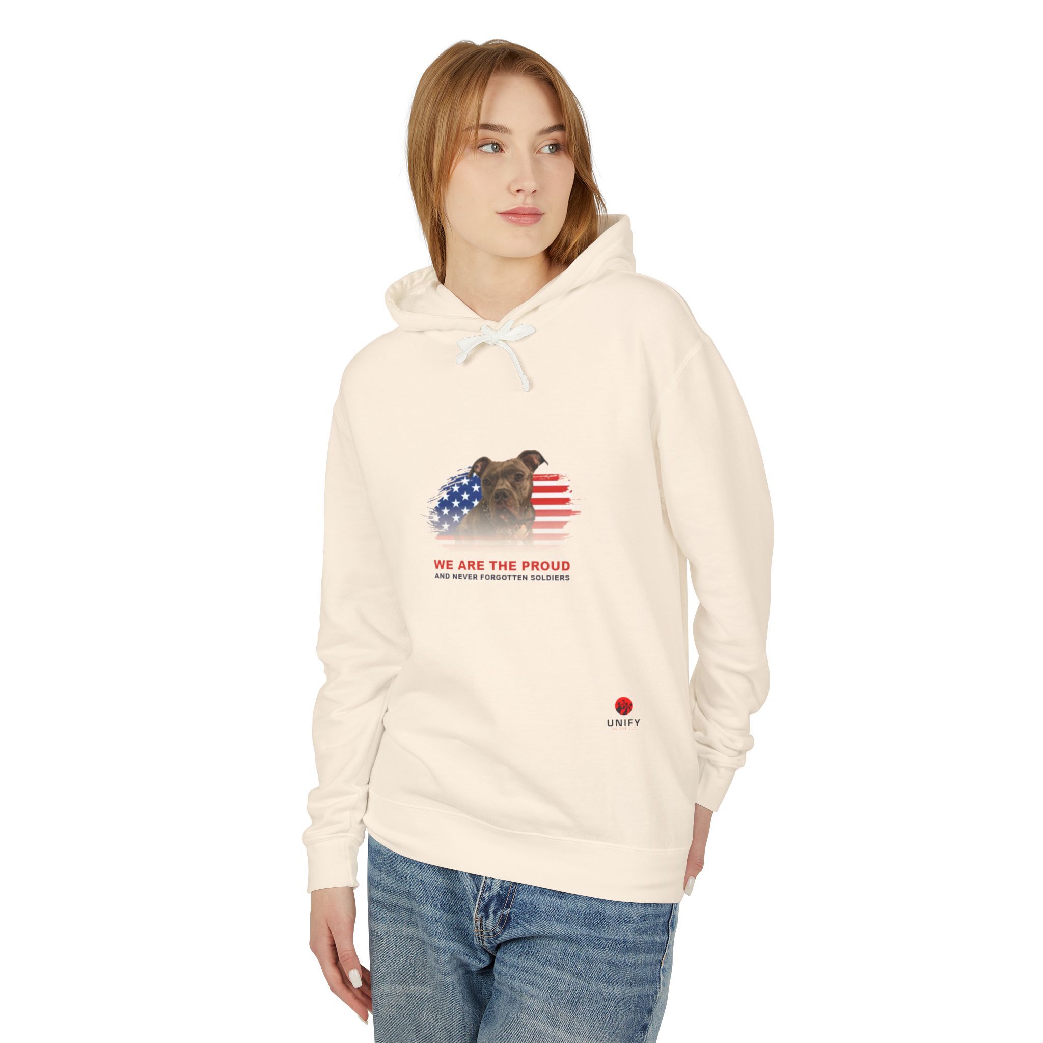 Unisex Lightweight Hooded Sweatshirt - Image 3