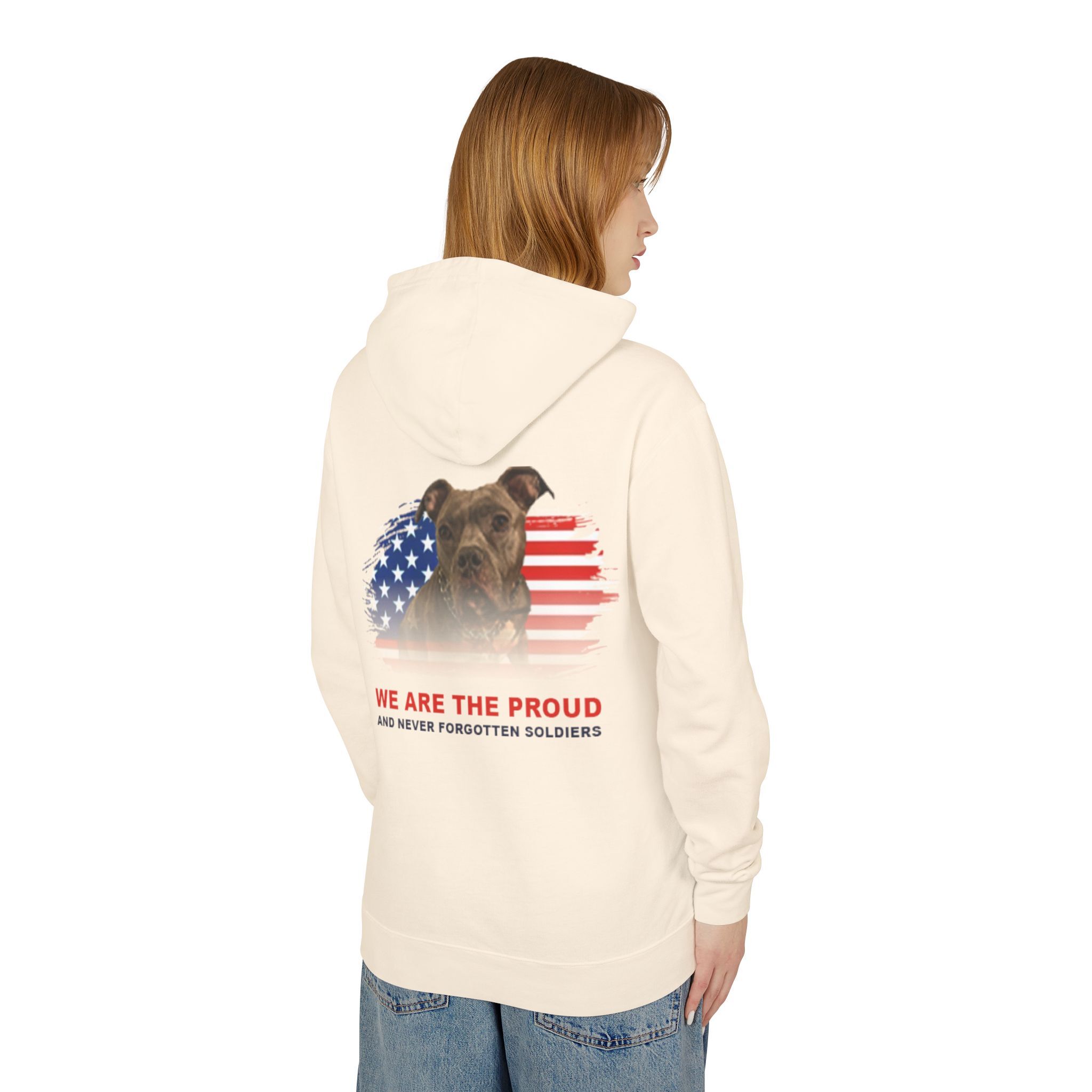 Unisex Lightweight Hooded Sweatshirt - Image 4