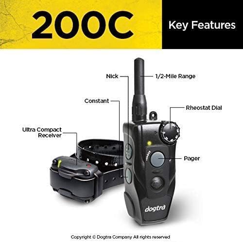 Dogtra 200C Waterproof ?-Mile One-Handed Operation Remote Training Dog E-Collar - Image 4