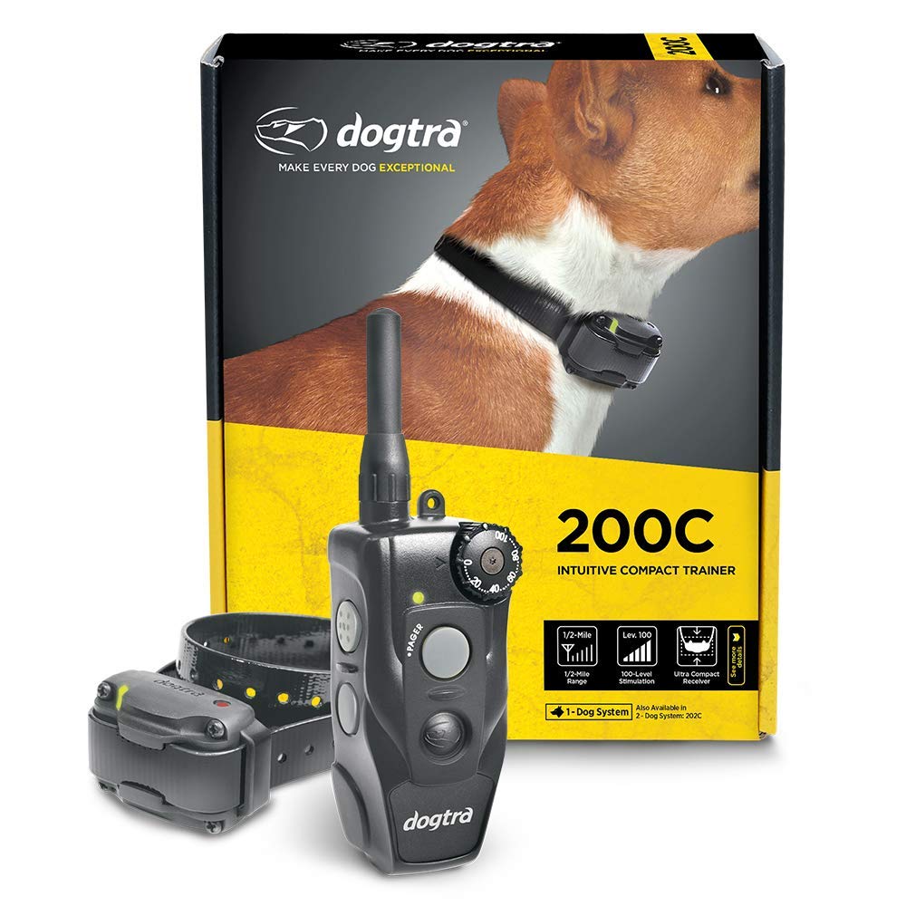 Dogtra 200C Waterproof ?-Mile One-Handed Operation Remote Training Dog E-Collar