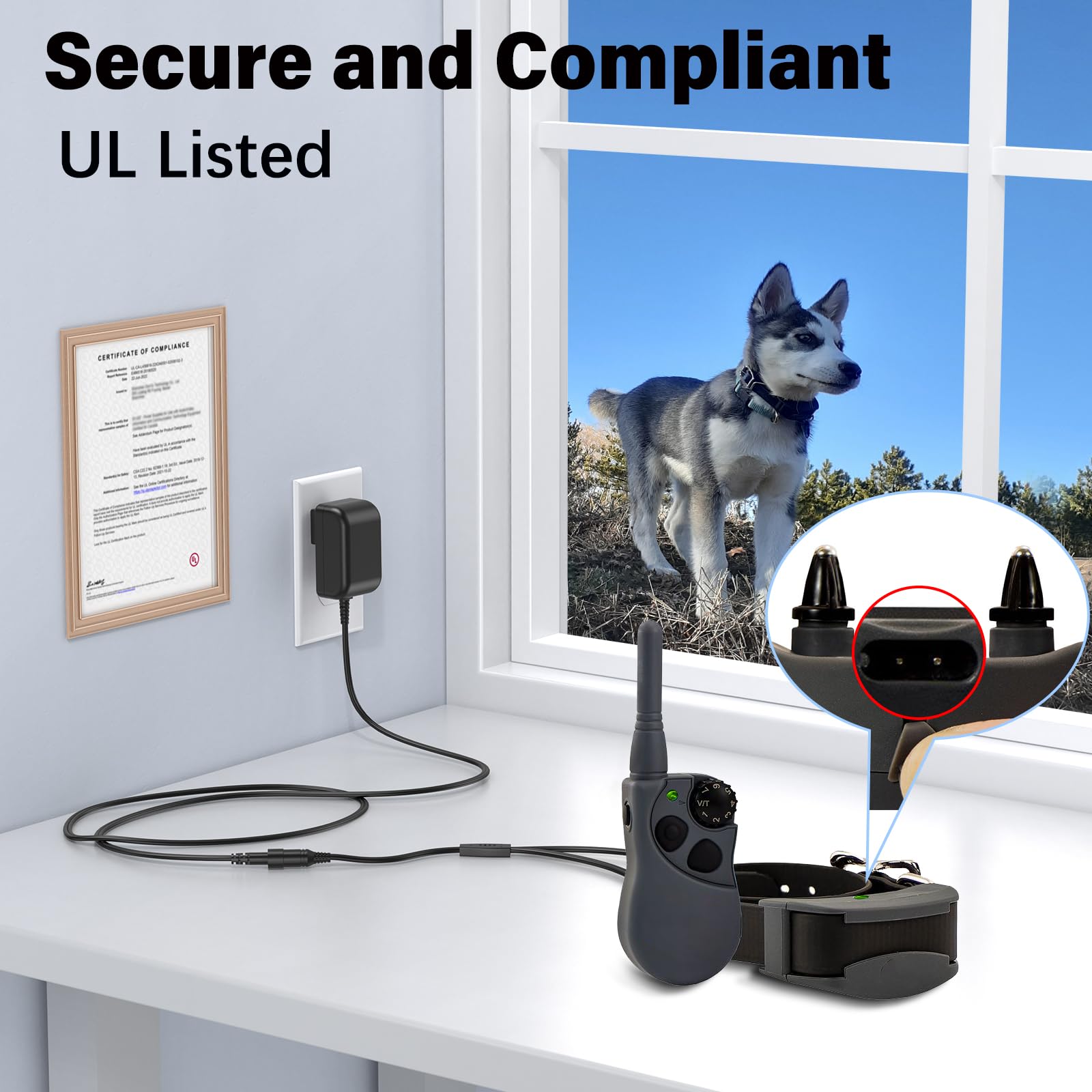 HIENADTOR 5V for SportDOG Collar Charger Power Cord for SportDOG SD-425 SD425 SD-425S SD-825 SD-425CAMO Remote Trainer Collar, AC DC Power Adapter for SportDOG FieldTrainer 425 Training Shock Collar - Image 4