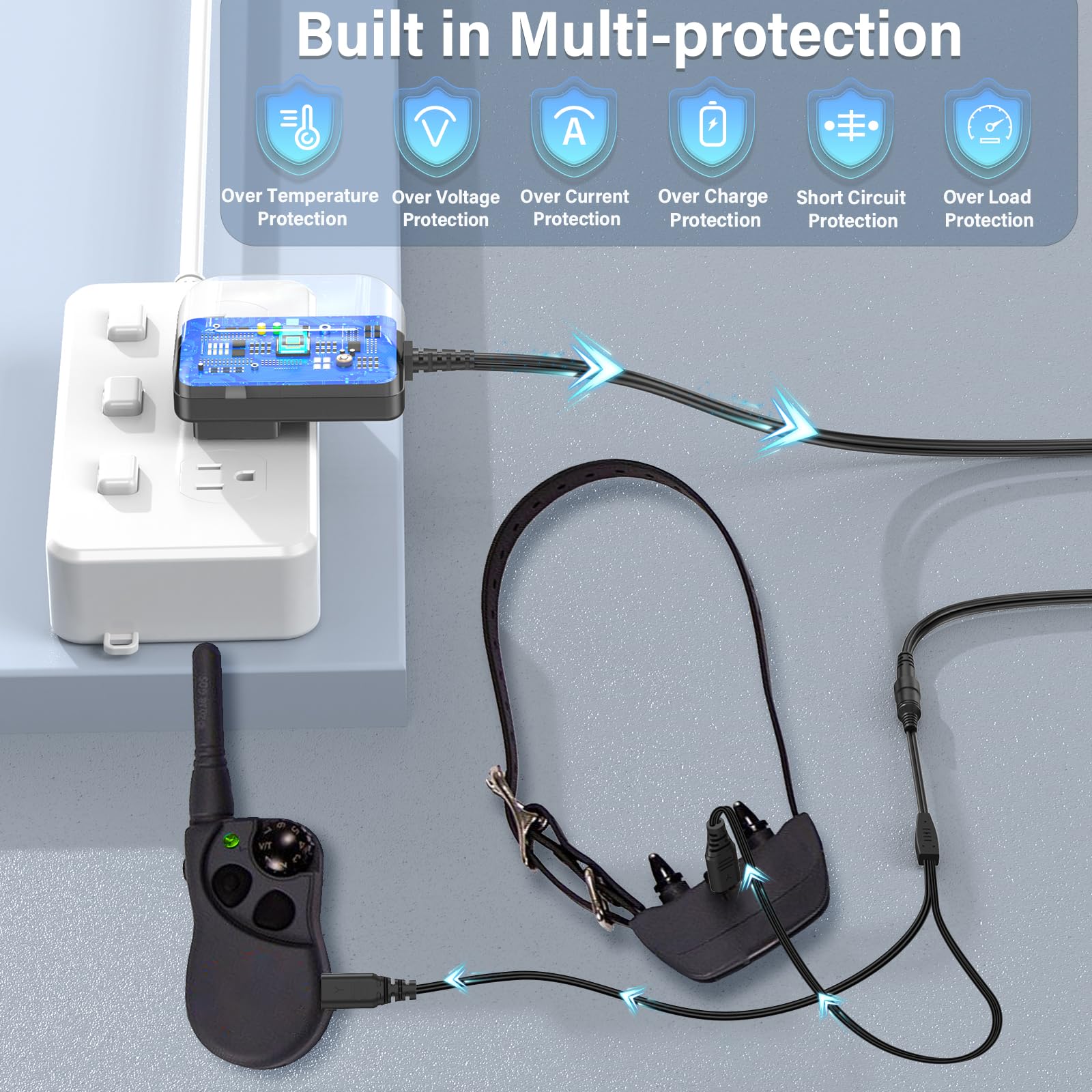 HIENADTOR 5V for SportDOG Collar Charger Power Cord for SportDOG SD-425 SD425 SD-425S SD-825 SD-425CAMO Remote Trainer Collar, AC DC Power Adapter for SportDOG FieldTrainer 425 Training Shock Collar - Image 6